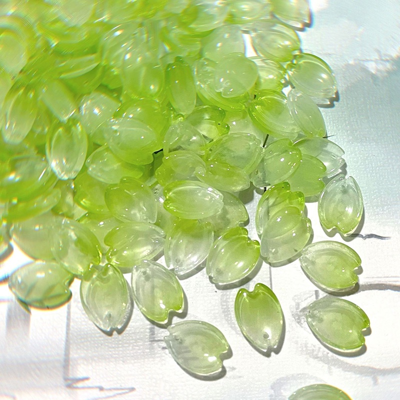 5 cánh hoa anh đào 11*15mm nguyên liệu làm trâm làm trang sức cổ trang cospaly cổ phục