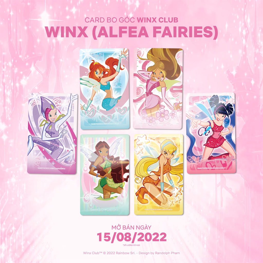 Card bo góc Winx Club – Design bởi Randolph Pham