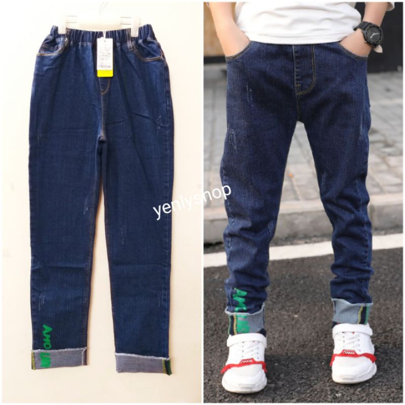 Quần bò/quần jeans cho bé trai size đại 33-43kg