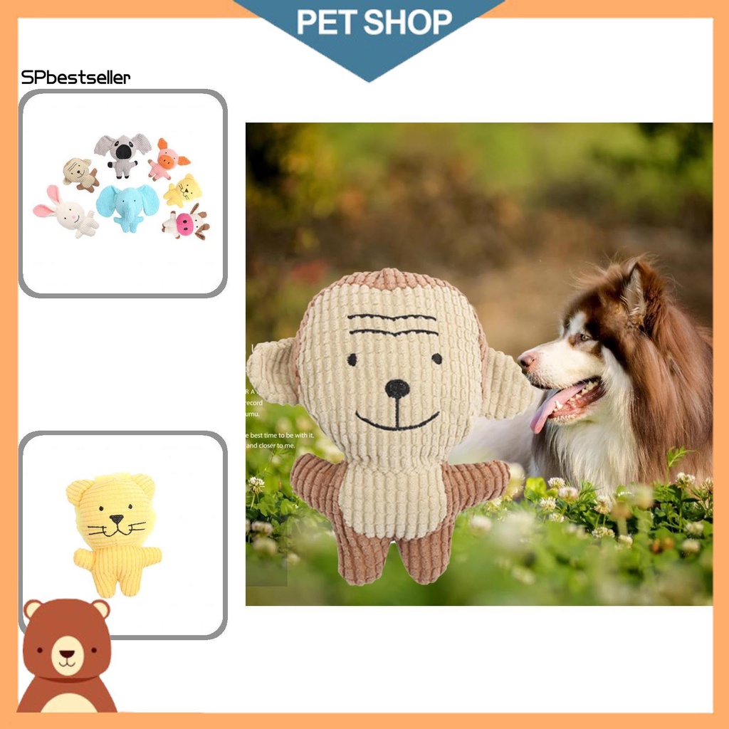 Đồ chơi nhồi bông hình chú cún dễ thương cho thú cưng
