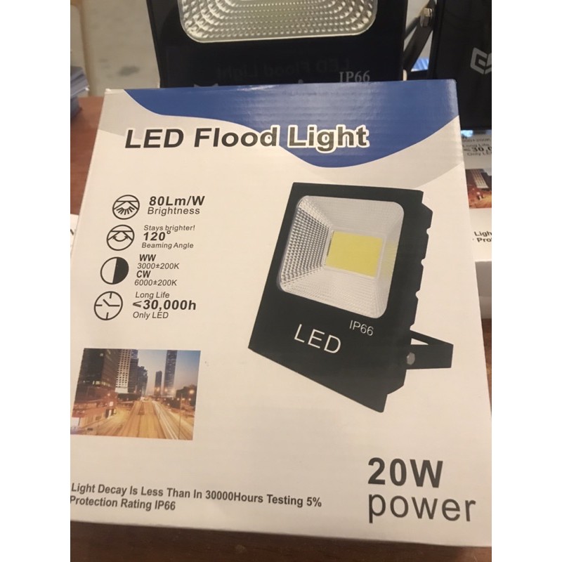 Đèn Pha Led 30W Chống Nước Ip66 , Chuyên chiếu biển quảng cáo, Đèn chiếu sáng