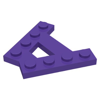 Gạch Lego tấm dạng chữ A (làm thân, sườn) / Lego Part 15706: Wedge, Plate A-Shape with 2 Rows of 4 Studs