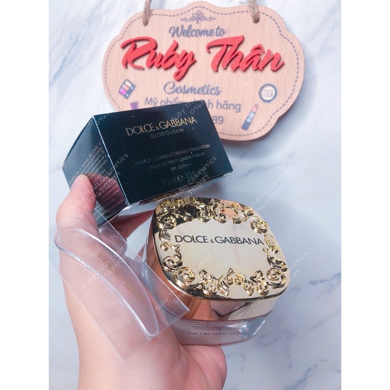 Kem Nền Dolce &amp; Gabbana D&amp;G Gloriouskin Perfect Luminious Creamy Foundation (Full box 30ml)