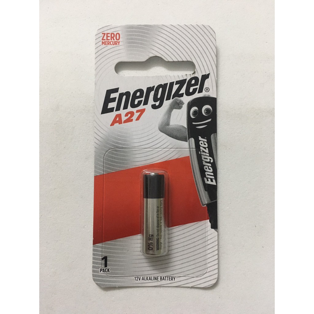 Pin Energizer A27; Pin 12v Alkaline Energizer A27 Pin Remote (Loại Vỉ 1viên)