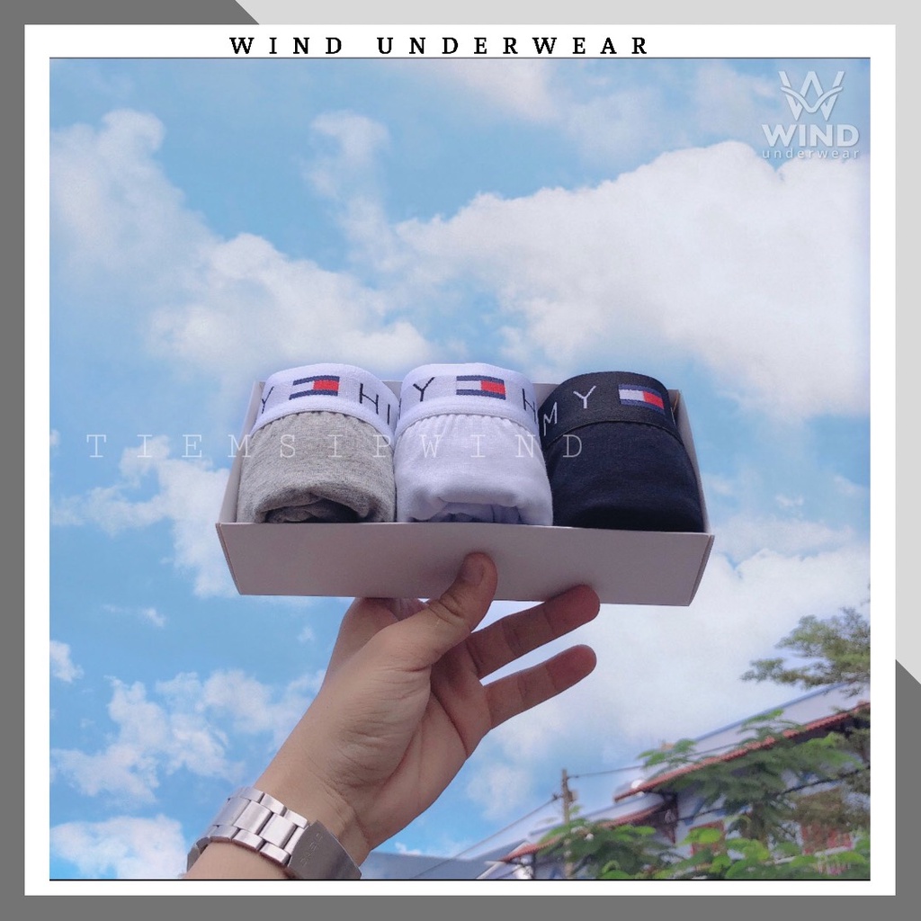 Quần lót nam boxer cao cấp cotton [ COMBO 3 BOXER SIÊU RẺ TIẾT KIỆM 20K ] ảnh thật co giãn tốt WIND COMBO TOM