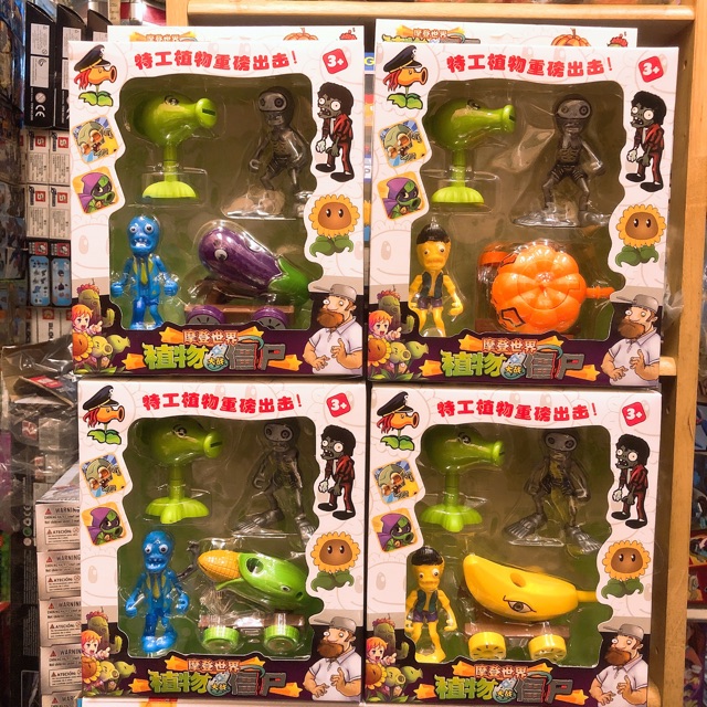 Nhiều Mẫu  Set Bắn Zombies va Plants Nhựa