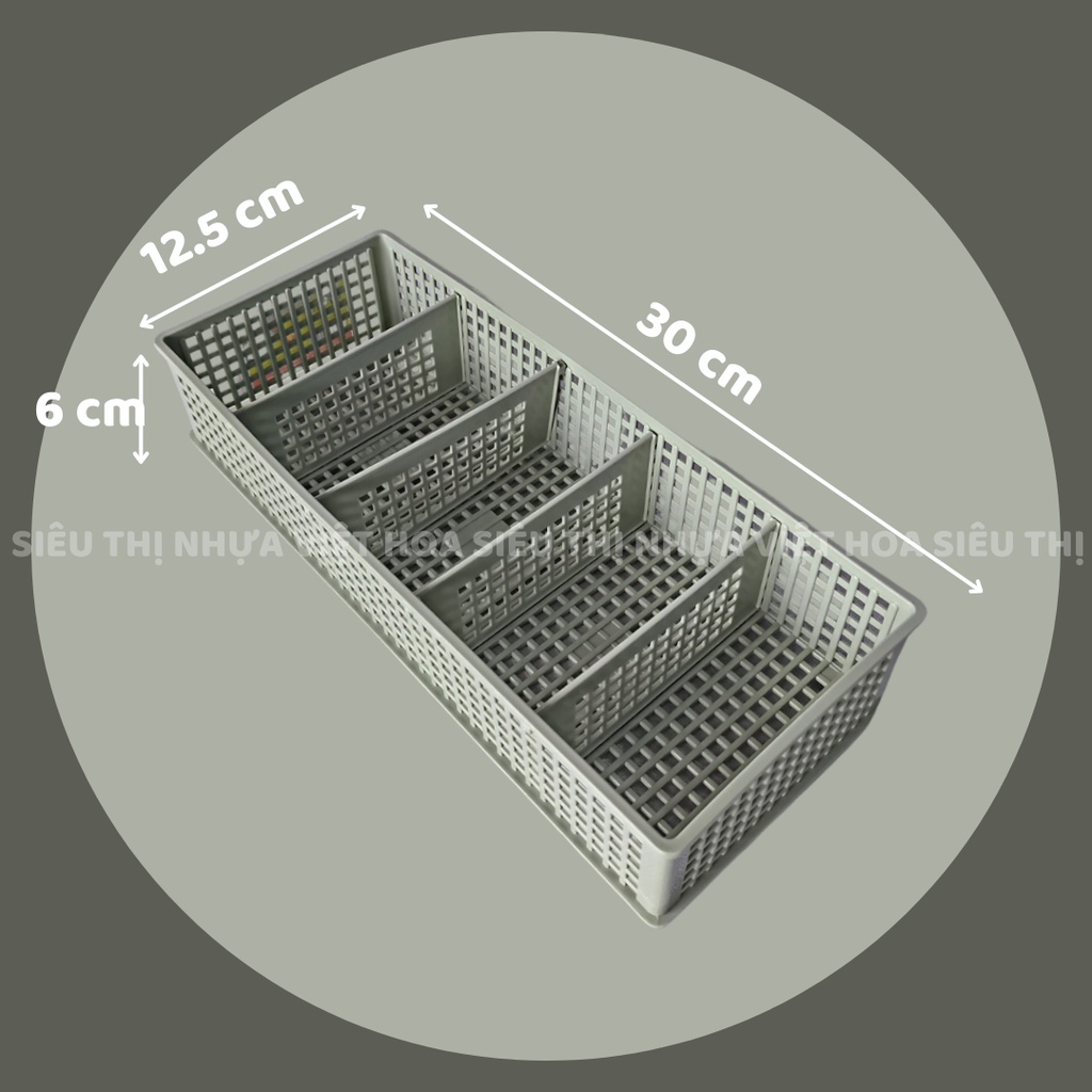 Khay tiện ích 5 ngăn, khay chia ngăn, khay 5 ngăn 2797 SLO