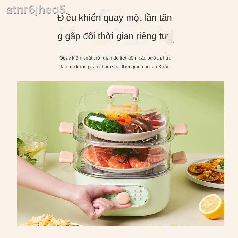 Nồi hấp điện Midea đa chức năng 2 tầng