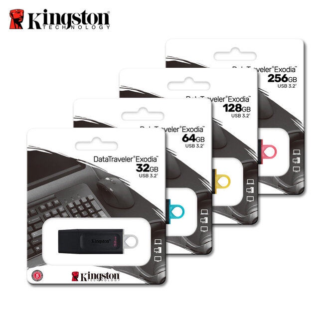USB Kingston DataTraveler Exodia 64GB chuẩn 3.2 Chính hãng bảo hành 5 năm