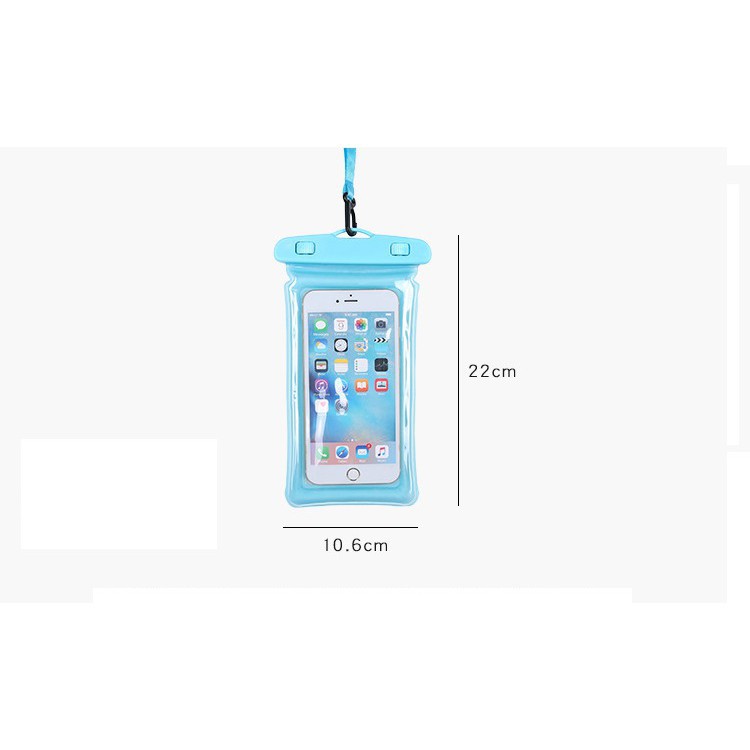 [ Siêu Rẻ ] Túi đựng điện thoại chống nước có dây đeo (2 mặt trong suốt)