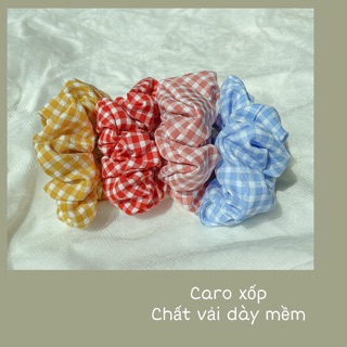 Cột tóc Scrunchies KẺ CARO
