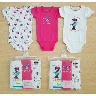 Set 3 bộ body chip cho bé gái đủ size từ 0-24m tuổi