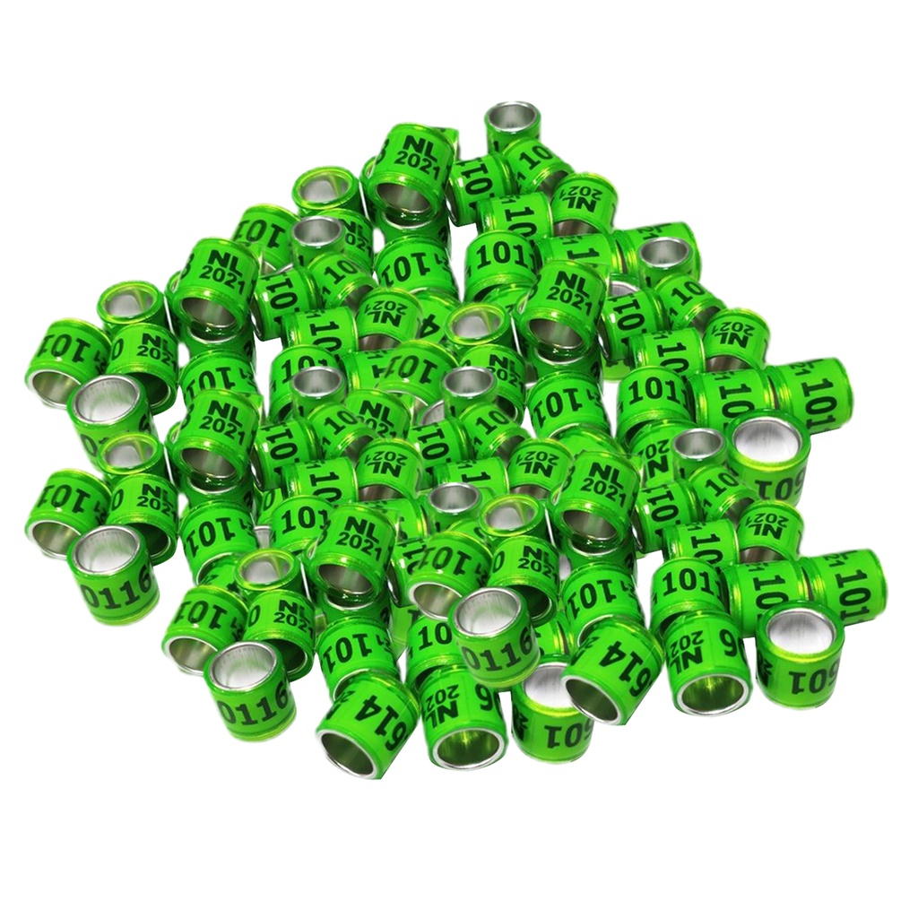 Set 100 Vòng Nhôm 2021 Gắn Chân Chim Bồ Câu Tiện Dụng