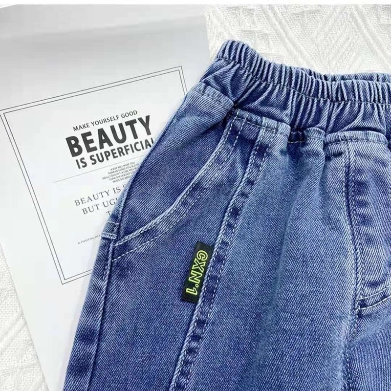 Quần Jeans dài phong cách Hàn Quốc cho bé trai