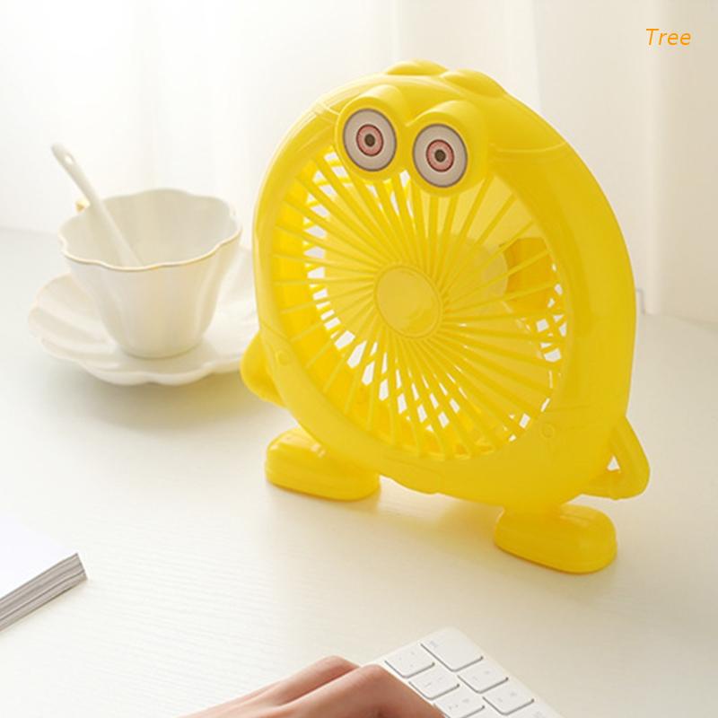 Quạt USB mini để bàn hình minion dễ thương 3 tốc độ