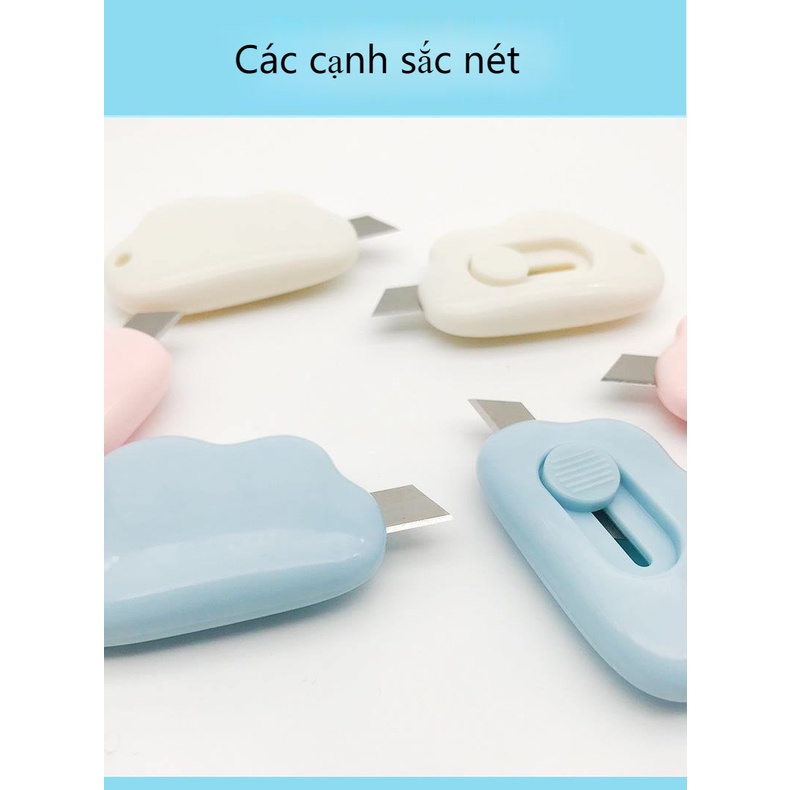 Dao rọc giấy bỏ túi mini thiết kế hình đám mây đáng yêu tiện lợi