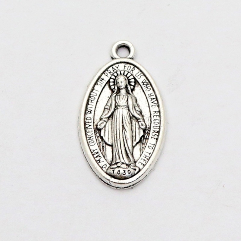 Dây Chuyền Hai Mặt Kiểu Ý Cổ Điển Saint Benedict