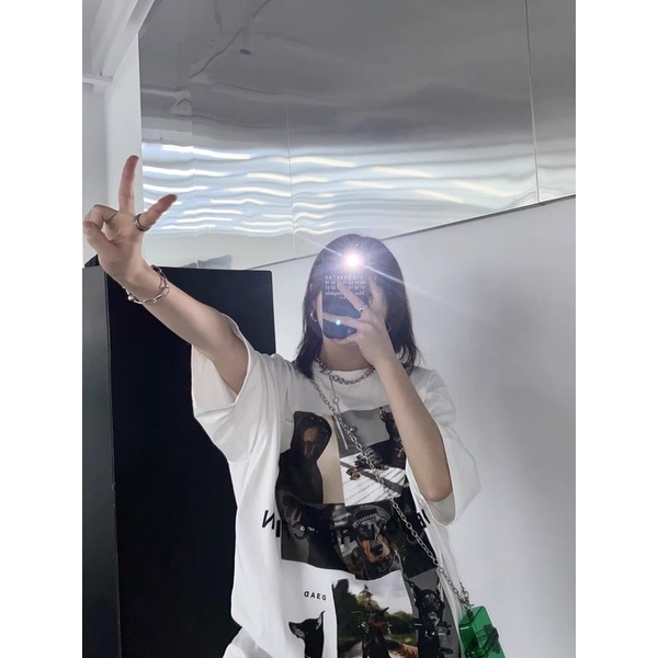 Áo phông LIFE CYCLE OF DOG trắng