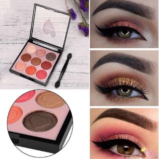 LAMEILA 9-Color Matte Glitter Eyeshadow Palette Waterproof