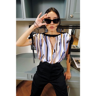 Graphé - RENE top / Áo nữ thiết kế tay ngắn freesize