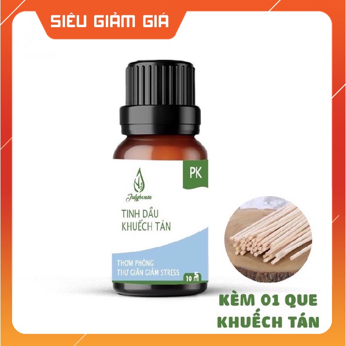 Bộ Khuếch tán hương thơm thư giãn giảm stress từ hỗn hợp tinh dầu Vỏ Bưởi, Bạc Hà, Cam Ngọt 5ml