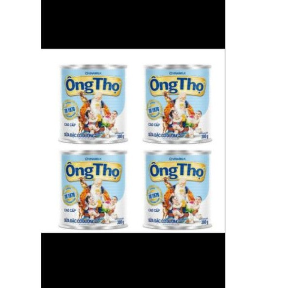 Sữa đặc Ông thọ lon 380g trắng
