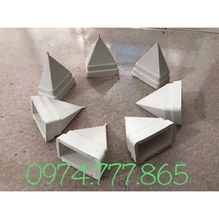 Mũ nhựa, mũ tôn chụp 20x40 cho sắt hộp làm hàng rào