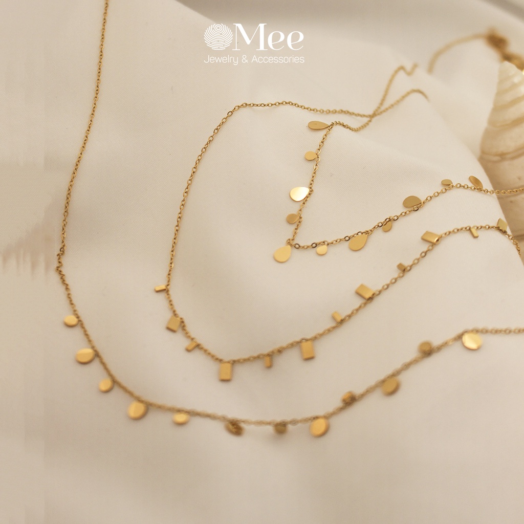 Dây chuyền nữ Mee Pretty Shape, khối hình cao cấp - N2525