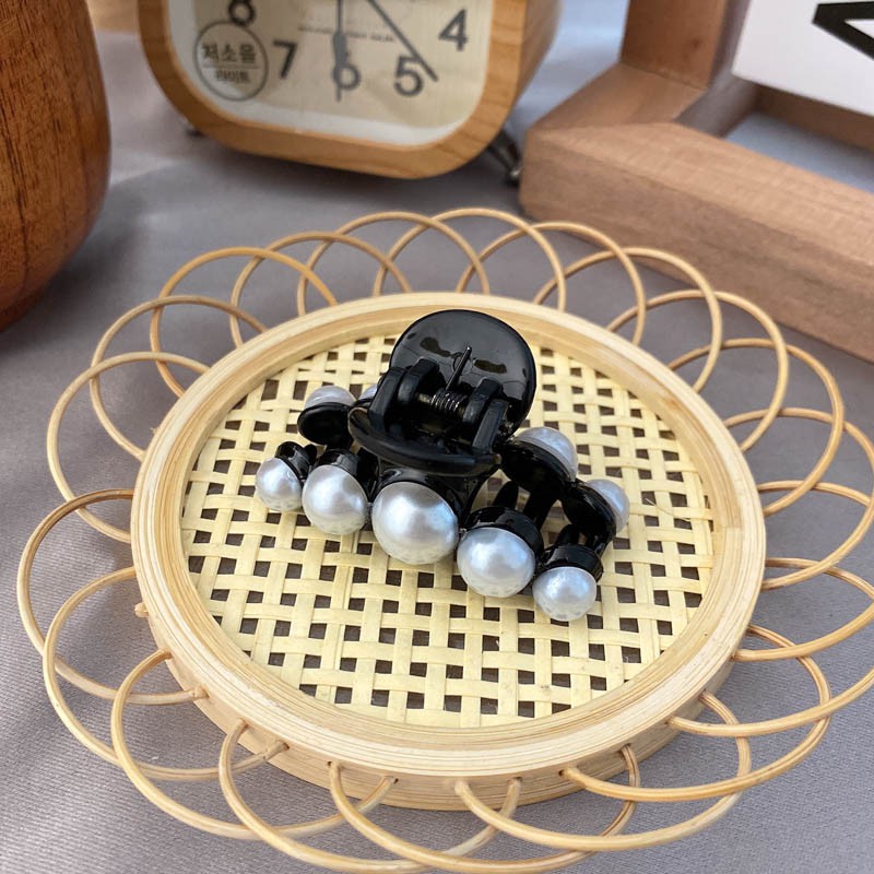 Kẹp Tóc Đính Ngọc Trai Xinh Xắn Theo Phong Cách Hàn Quốc