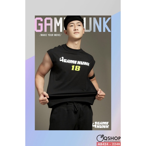 Áo tanktop đi chơi, thể thao, gym QSHOP AB424