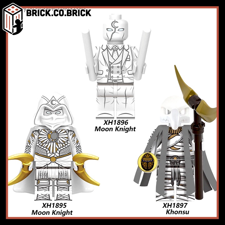 Kỵ Sĩ Ánh Trăng Mô hình Minifigure Moon Knight Đồ chơi Lắp ráp Siêu Anh Hùng Super Hero Marc Spector X1895