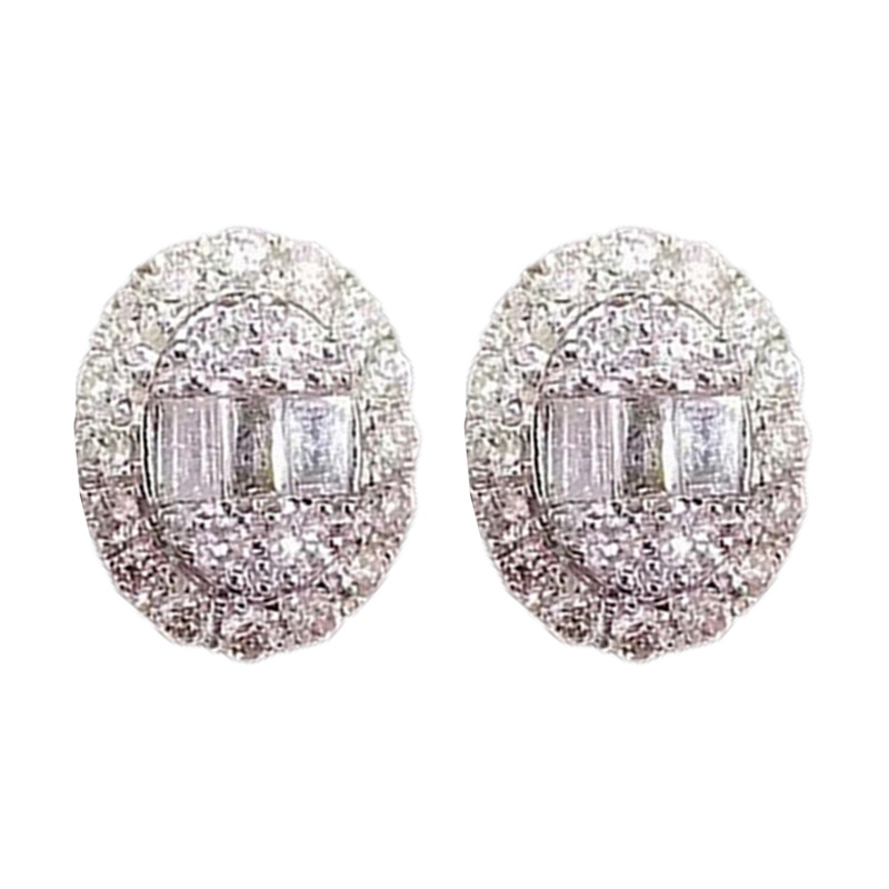 Khuyên Tai Nữ Hình Oval Thời Trang Hàn