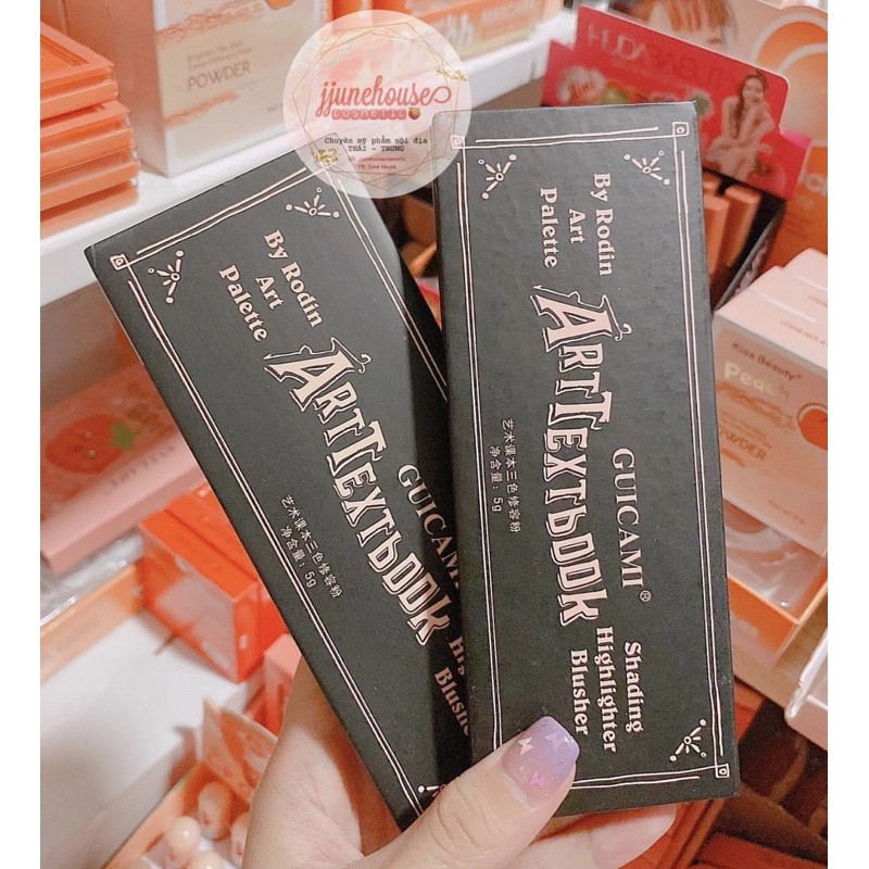 Bảng phấn má highlight tạo khối tổng hợp Guicami