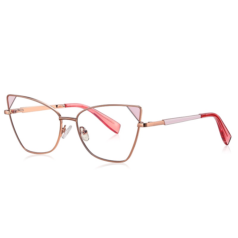 Kính Mát TR90 Gọng Kim Loại Chống Ánh Sáng Xanh Thời Trang Cho Nữ