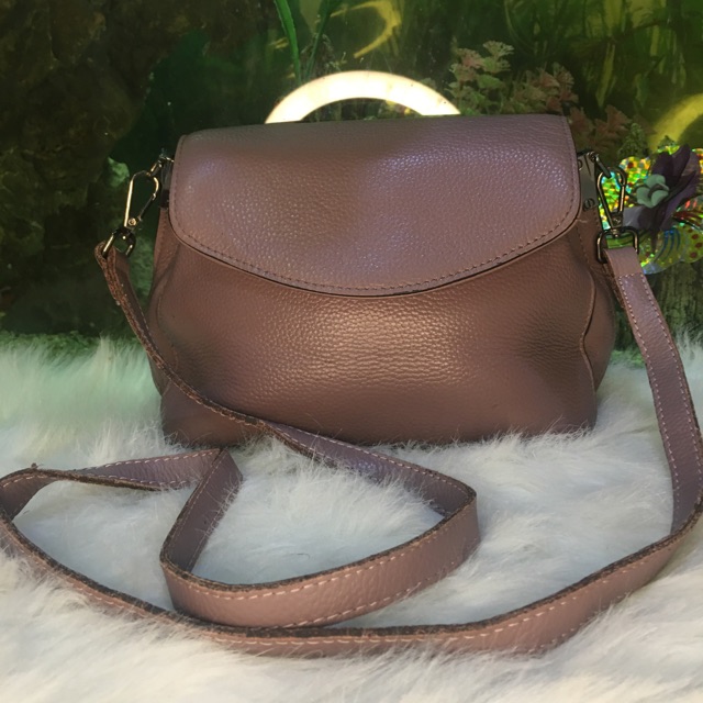 Đeo chéo da thật nhiều ngănđộ mới cao