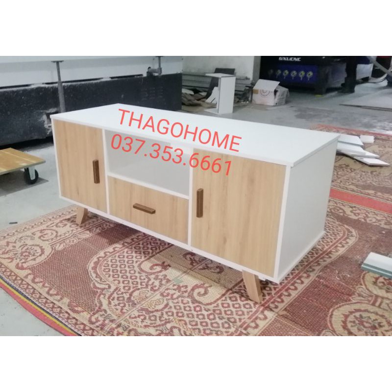 Kệ Tivi Để Sàn 💖𝑭𝑹𝑬𝑬𝑺𝑯𝑰𝑷 100%💖 Tivi Đặt Lên Kệ Gỗ MDF Lõi Xanh Thái Lan - THAGO HOME