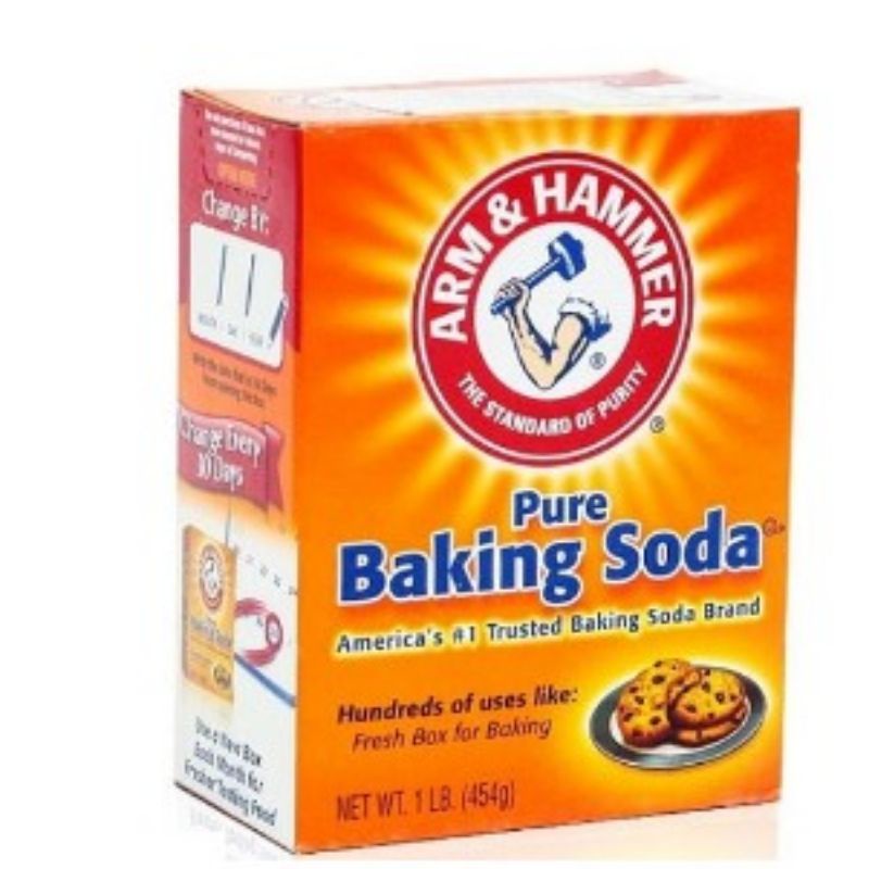 Bột Baking soda nhập khẩu Mỹ, bột làm trắng răng, làm bánh, tẩy tế bào chết ( 454gram)