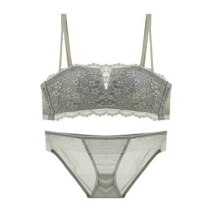 Bộ đồ lót/ Áo ngực có miếng đệm nâng ngực mỏng phối ren quyến rũ cho nữ | BigBuy360 - bigbuy360.vn