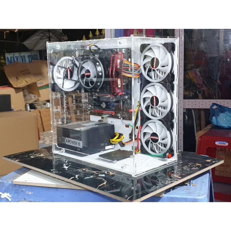 Vỏ Case PC - VTT-V5 - Vỏ Case máy tính độc đáo - vỏ case oc trong suốt