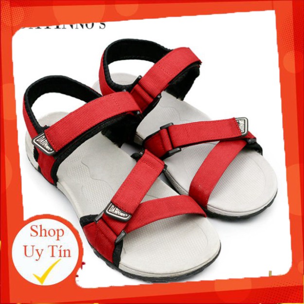 (NHẬP MÃ DANG6868 GIẢM 10K) Giày Sandal Nam Quai Ngang DATINNOS (BẢO HÀNH CHÍNH HÃNG 12 THÁNG) SDDN102 đen xám xanh đỏ