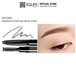 Kẻ mày Eglips Natural Auto Eyebrow (đầu tam giác) 0.3g - 01 Brown