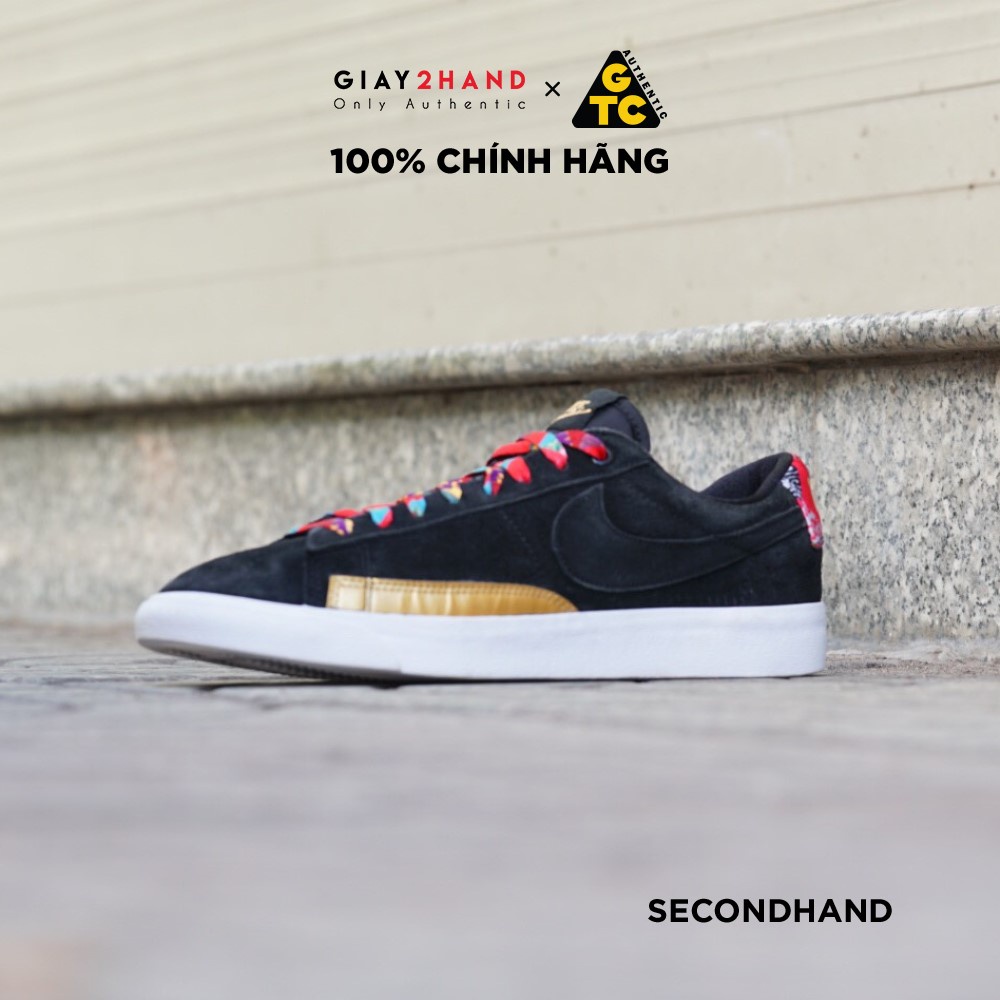 [2hand] Giày Thể Thao NIKE BLAZER LOW CHINESE NEW YEAR 2019 BV6651-011 GIÀY CŨ CHÍNH HÃNG