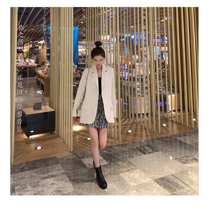 SALE SỐC - Áo Blazer Trắng DORY&PONY SENDOO STREET STYLE – AK103 [Dory&Pony] | BigBuy360 - bigbuy360.vn