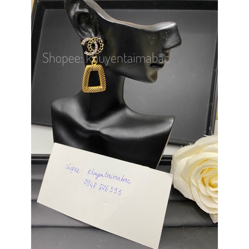 Khuyên tai thời trang nhiều mẫu jadi or cha nel ysl D607 D619