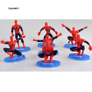 Bộ 7 mô hình Spider Man đồ chơi độc đáo