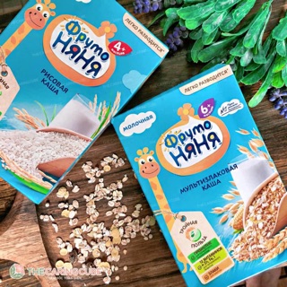 Bột ăn dặm fruto vị gạo sữa của nga