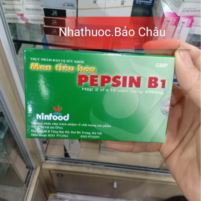 Men tiêu hóa PEPSIN B1 của viện dinh dưỡng quốc gia.