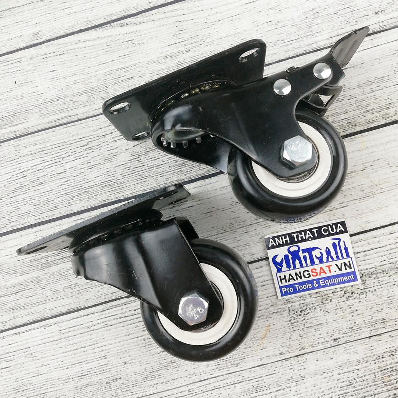 Bánh xe đen trắng viền 4cm,5cm,6cm,7cm Loại Tốt