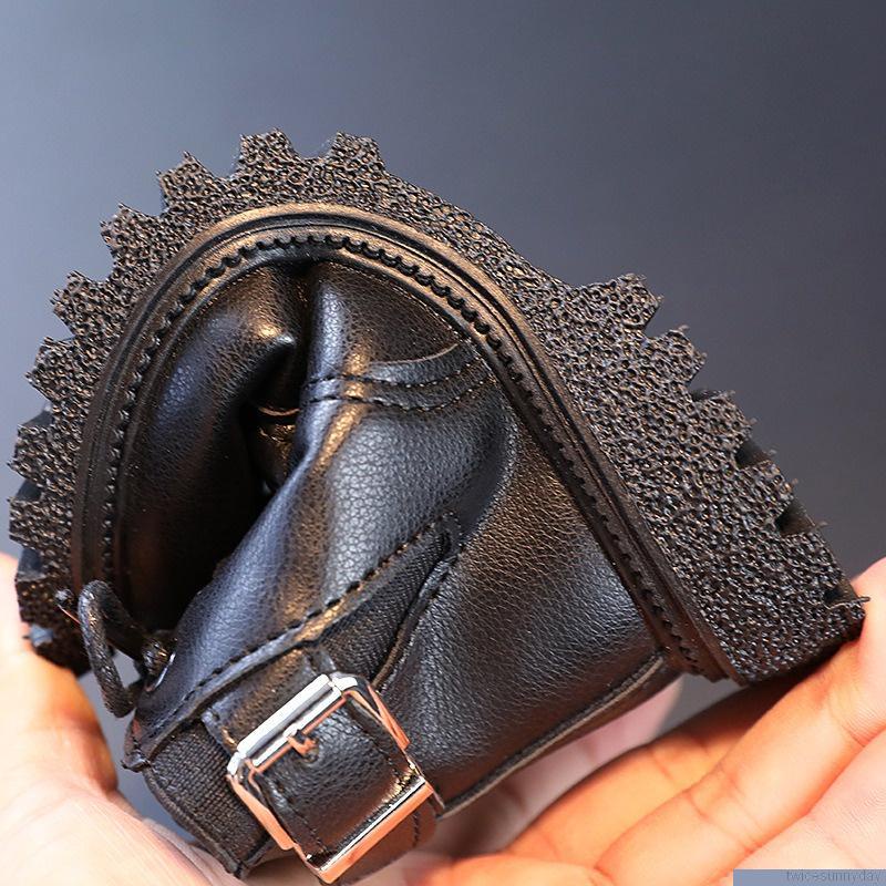 Giày bốt cổ ngắn màu sắc thời trang cho bé