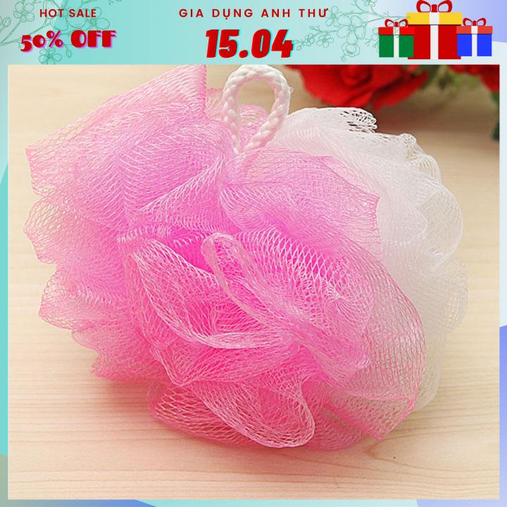 [Rẻ vô địch] Bông tắm tròn giá lẻ - Bông tắm tròn dễ thương - nhỏ gọn - Tiện dụng